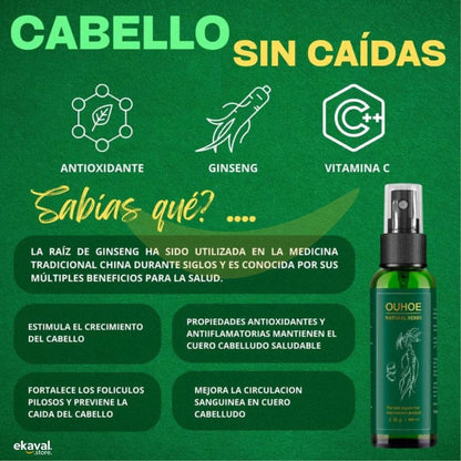 OUHOE-CRECIMIENTO DE CABELLO